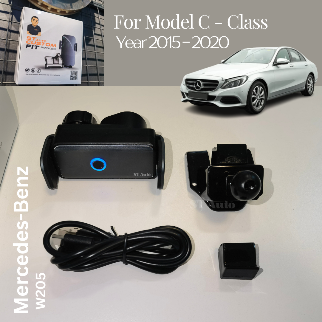 ST customs fit phone holder Mercedes C class W205 (Right hand drive) 2015 - 2020